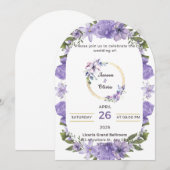 Einladung zur lila Inspiration (Vorne/Hinten)