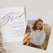 Einladung zur lila Minimalistischen Graduiertengru