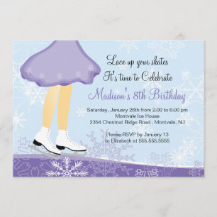 Einladung zur Lila Skaten-Geburtstagspartei