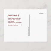 Einladung zur Lion Post Card (Rückseite)