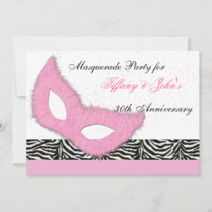 Einladung zur lustigen Maskenparty