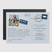 Einladung zur lustigen postkartenartigen Graduatio (Vorne/Hinten)