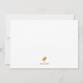 Einladung zur Mädchenfeier (Rückseite)