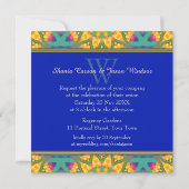 Einladung zur Magischen Bohemischen Sonnenblume (Rückseite)