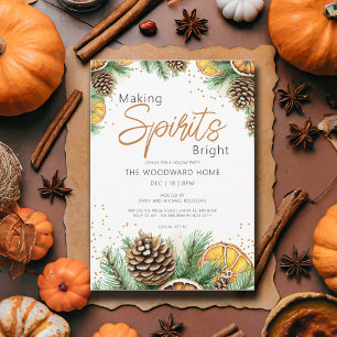 Einladung zur 'Making Spirits Bright'-Feier