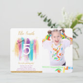 Einladung zur Malerei des Fotos (Stehend Vorderseite)