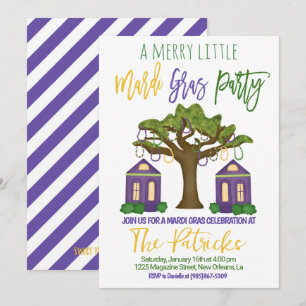 Einladung zur Mardi-Gras-Feier