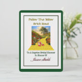 Einladung zur maßgeschneiderten Brautdusche (Stehend Vorderseite)