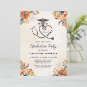 Einladung zur Medical School Graduation Party (Stehend Vorderseite)