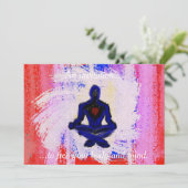 Einladung zur Meditation und zum Heilen (Stehend Vorderseite)