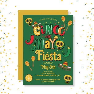 Einladung zur mexikanisch thematisierten 5-de-Mayo