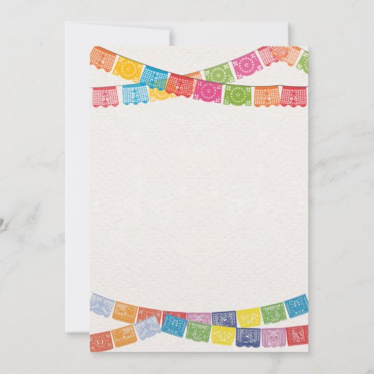 Einladung zur mexikanischen Brautdusche (Rückseite)