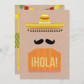 Einladung zur mexikanischen Feiertagspartei (Vorne/Hinten)