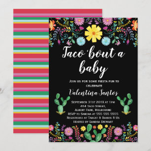 Einladung zur mexikanischen Fiesta Babydusche