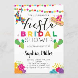 Einladung zur mexikanischen Fiesta Bridal Dusche