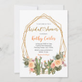 Einladung zur mexikanischen Fiesta Bridal Dusche (Vorderseite)