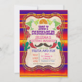 Einladung zur mexikanischen Fiesta Bridal Dusche (Vorderseite)