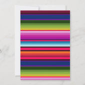 Einladung zur mexikanischen Girl Baby Dusche (Rückseite)