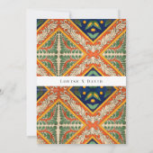 Einladung zur mexikanischen Hochzeit (Rückseite)