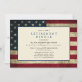 Einladung zur Militäraktion in Rot-Weiß und Blau (Vorderseite)