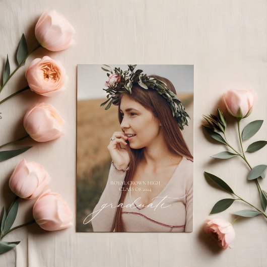 Einladung zur Minimalistischen Boho Graduiertengru