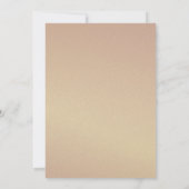 Einladung zur Minimalistischen Burgunder Hochzeit (Rückseite)