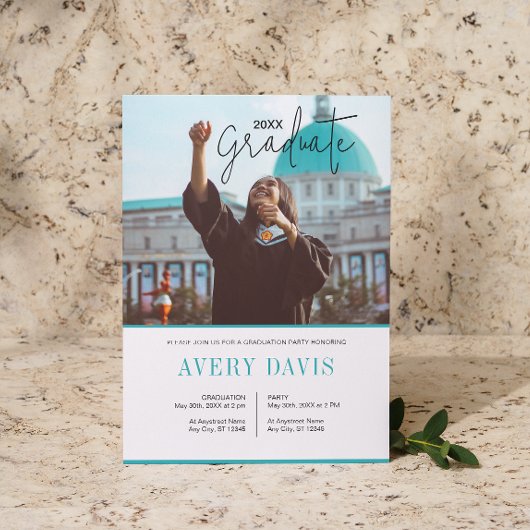 Einladung zur Minimalistischen Foto-Graduierung