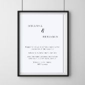 Einladung zur Minimalistischen Hochzeit