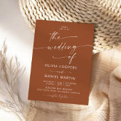 Einladung zur Minimalistischen Hochzeitsfeier