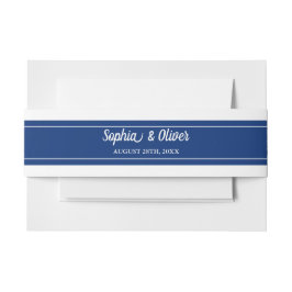 Einladung zur Minimalistischen Hochzeitsfeier Einladungsbanderole