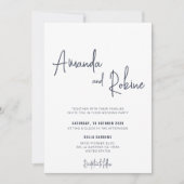 Einladung zur Minimalistischen Kalligrafie (Vorderseite)