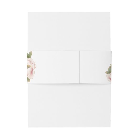 Einladung zur Minimalistischen Monogramm-Sitzung Einladungsbanderole (Rückseitenbeispiel)