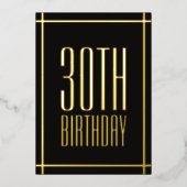 Einladung zur Minimalistischen Schwarzen Fohle (Vorderseite)