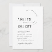 Einladung zur Minimalistischen Typografie (Vorderseite)