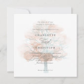 Einladung zur Misty tree-Hochzeit (Vorderseite)