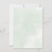 Einladung zur Misty tree-Hochzeit (Rückseite)