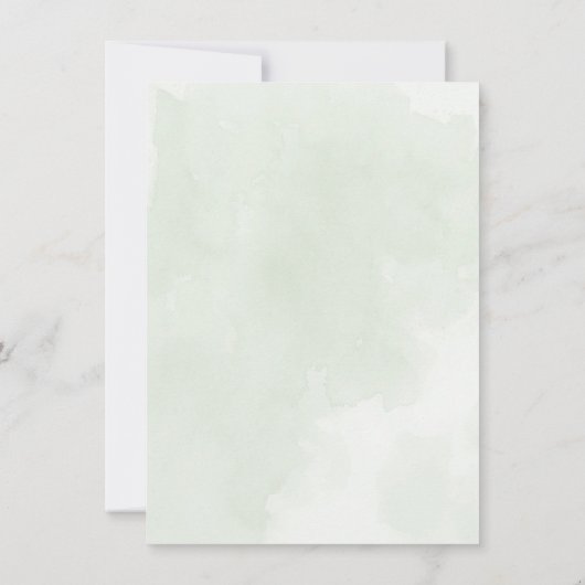 Einladung zur Misty tree-Hochzeit (Rückseite)