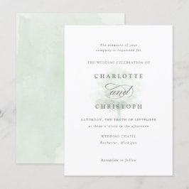 Einladung zur Misty tree-Hochzeit