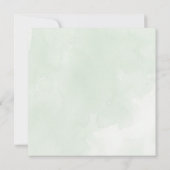 Einladung zur Misty tree-Hochzeit (Rückseite)