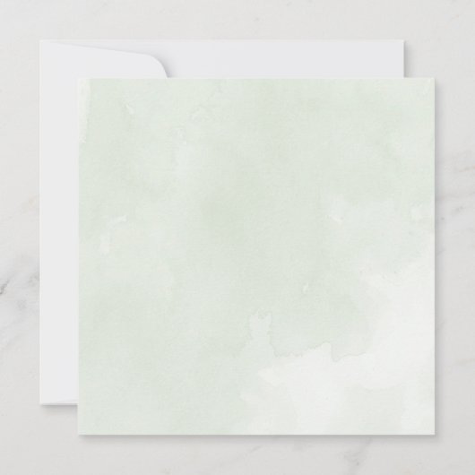 Einladung zur Misty tree-Hochzeit (Rückseite)