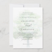 Einladung zur Misty tree-Hochzeit (Vorderseite)