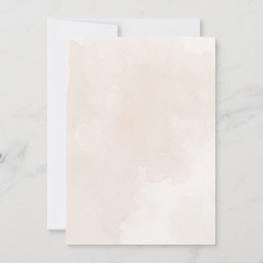 Einladung zur Misty tree-Hochzeit (Rückseite)