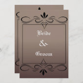 Einladung zur Mittelalterhochzeit (Vorne/Hinten)