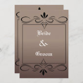 Einladung zur Mittelalterhochzeit (Vorne/Hinten)