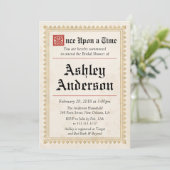 Einladung zur mittelalterlichen Renaissance Bridal (Stehend Vorderseite)