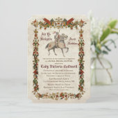 Einladung zur mittelalterlichen Renaissance Bridal (Stehend Vorderseite)