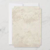 Einladung zur mittelalterlichen Renaissance Bridal (Rückseite)