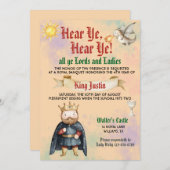 Einladung zur mittelalterlichen Renaissance König  (Vorne/Hinten)