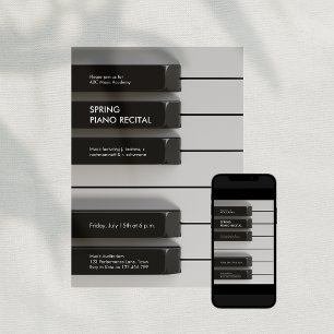 Einladung zur Modern Piano Music Academy Aufführun