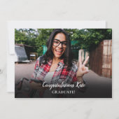 Einladung zur modernen Fotocollage (Rückseite)